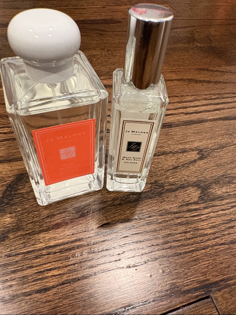 Jo Malone Plum Blossom and Wood Sage & Sea Salt Perfume